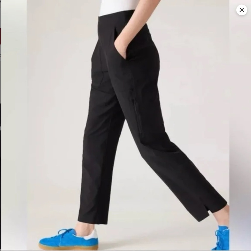 Athleta Brooklyn Ankle Utility Pant Black Size 6